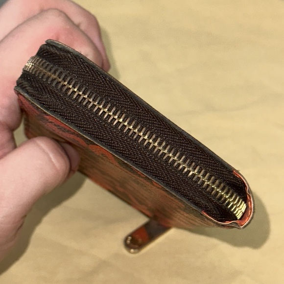 Louis Vuitton monogram neon orange graffiti zippy wallet by Stephen sprouse - Picture 5 of 14